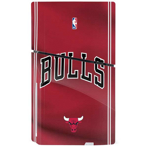 NBA Chicago Bulls Jersey PS5 Slim Disk Console Skin