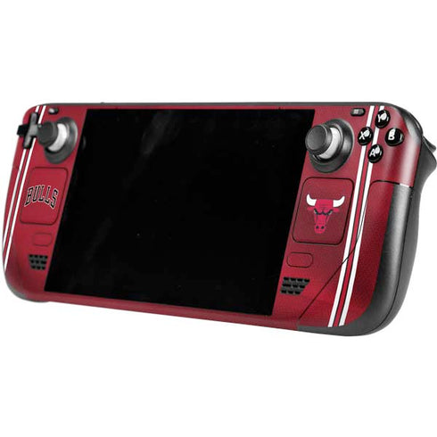 NBA Chicago Bulls Jersey Steam Deck Handheld Gaming Computer OLED Skin