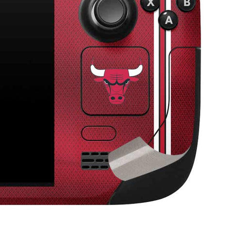 NBA Chicago Bulls Jersey Steam Deck Handheld Gaming Computer Skin