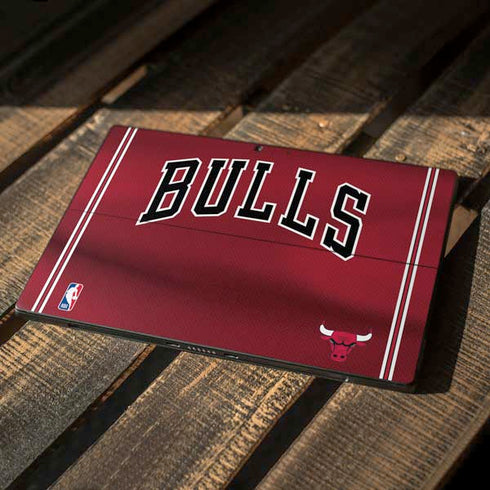NBA Chicago Bulls Jersey Surface Pro 7 Skin