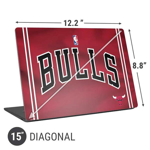 NBA Chicago Bulls Jersey Universal Laptop 15in (12.2 x 8.8in) Skin