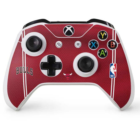 NBA Chicago Bulls Jersey Xbox One S Console and Controller Bundle Skin