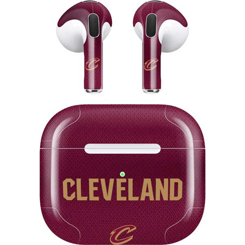 NBA Cleveland Cavaliers Jersey Apple AirPods (3rd Gen 2021) Skin
