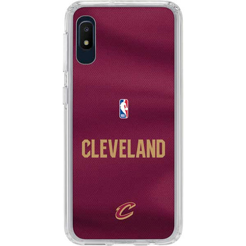 NBA Cleveland Cavaliers Jersey Galaxy A10e Clear Case