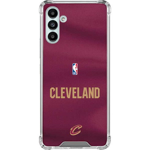 NBA Cleveland Cavaliers Jersey Galaxy A13 5G Clear Case