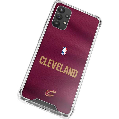 NBA Cleveland Cavaliers Jersey Galaxy A32 5G Clear Case