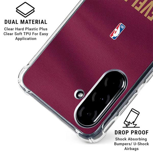 NBA Cleveland Cavaliers Jersey Galaxy A36 5G Clear Case