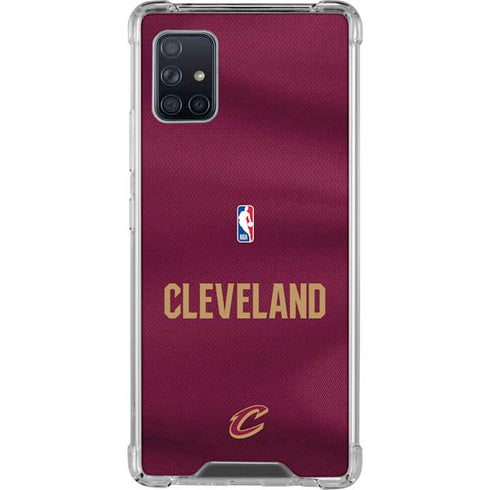 NBA Cleveland Cavaliers Jersey Galaxy A51 5G Clear Case