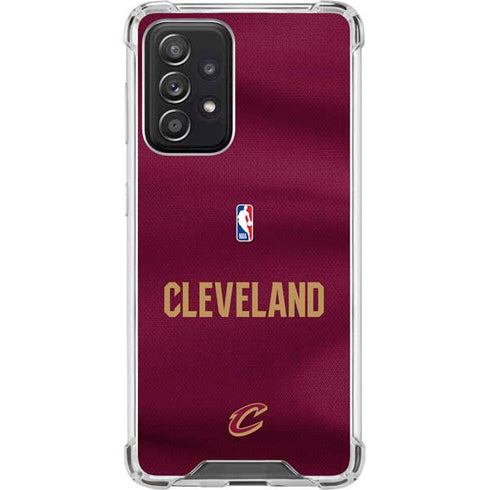 NBA Cleveland Cavaliers Jersey Galaxy A52 5G Clear Case
