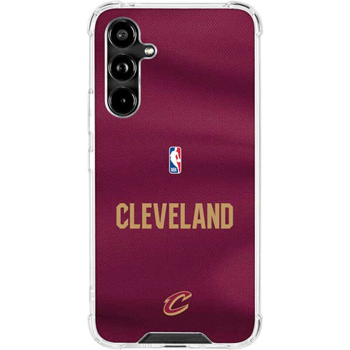 NBA Cleveland Cavaliers Jersey Galaxy A54 5G Clear Case