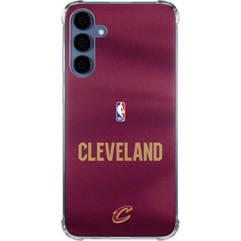 NBA Cleveland Cavaliers Jersey Galaxy A55 5G Clear Case