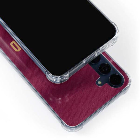 NBA Cleveland Cavaliers Jersey Galaxy A55 5G Clear Case