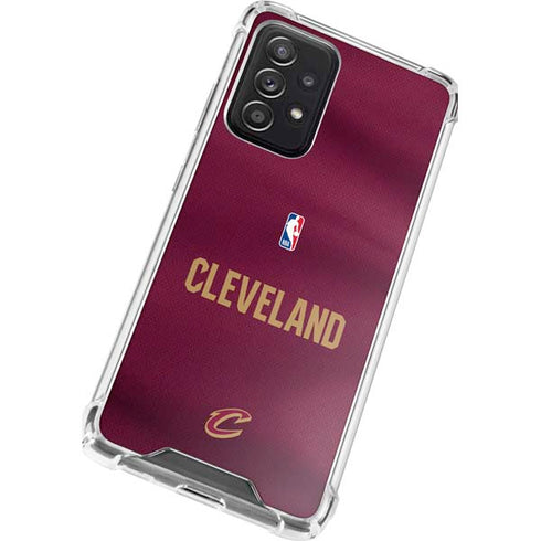 NBA Cleveland Cavaliers Jersey Galaxy A72 5G Clear Case