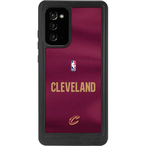 NBA Cleveland Cavaliers Jersey Galaxy Note20 5G Waterproof Case