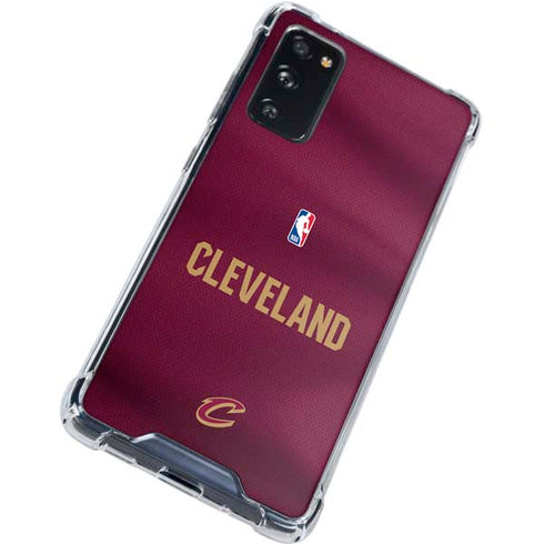 NBA Cleveland Cavaliers Jersey Galaxy S20 FE Clear Case