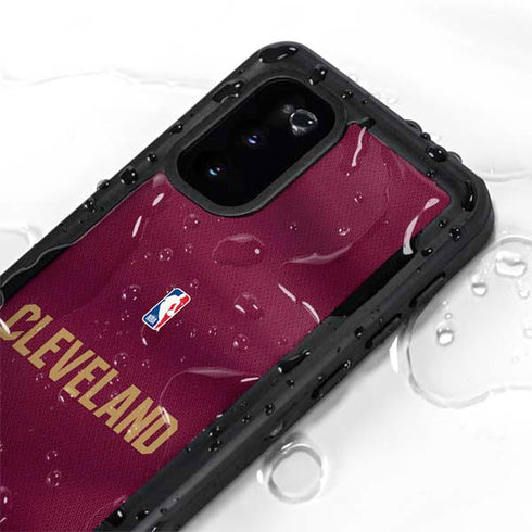 NBA Cleveland Cavaliers Jersey Galaxy S20 Waterproof Case