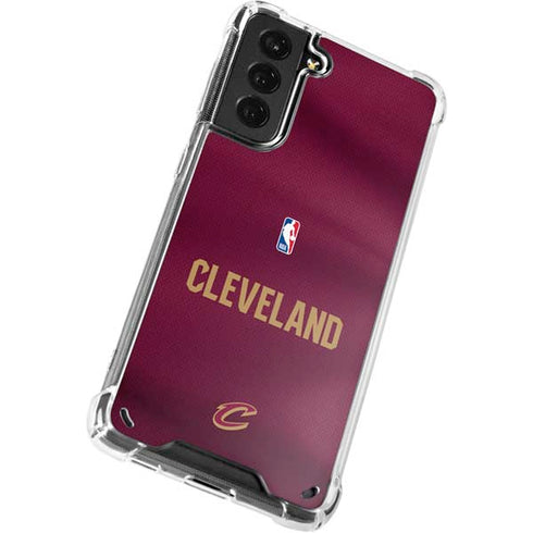 NBA Cleveland Cavaliers Jersey Galaxy S21 Plus 5G Clear Case