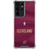 NBA Cleveland Cavaliers Jersey Galaxy S21 Ultra 5G Clear Case