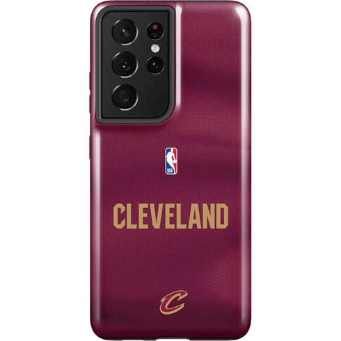 NBA Cleveland Cavaliers Jersey Galaxy S21 Ultra 5G Pro Case