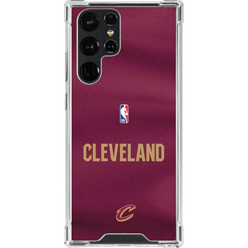 NBA Cleveland Cavaliers Jersey Galaxy S23 Ultra Clear Case