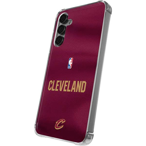 NBA Cleveland Cavaliers Jersey Galaxy S24 Plus Clear Case