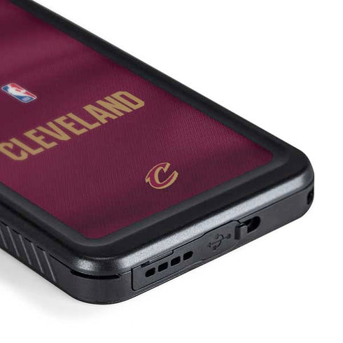 NBA Cleveland Cavaliers Jersey Galaxy S24 Plus Waterproof Case