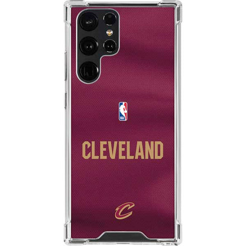 NBA Cleveland Cavaliers Jersey Galaxy S24 Ultra Clear Case