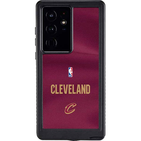 NBA Cleveland Cavaliers Jersey Galaxy S24 Ultra Waterproof Case
