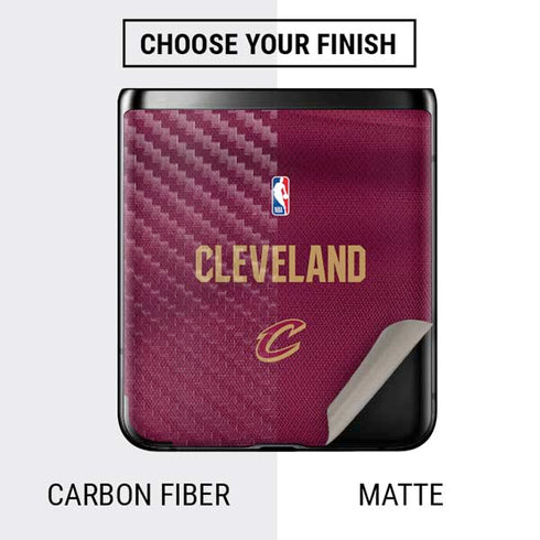 NBA Cleveland Cavaliers Jersey Galaxy Z Flip Skin