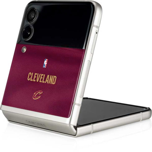 NBA Cleveland Cavaliers Jersey Galaxy Z Flip3 5G Skin