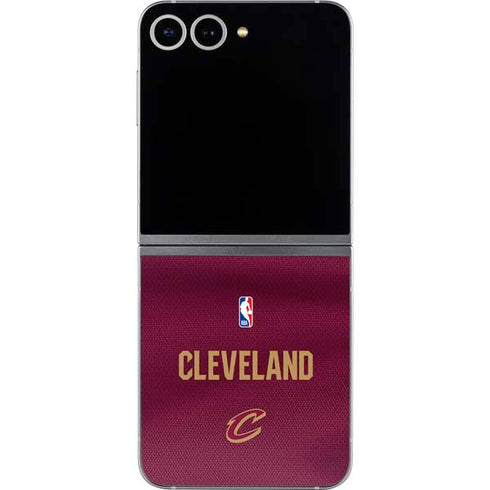 NBA Cleveland Cavaliers Jersey Galaxy Z Flip6 Skin