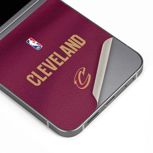 NBA Cleveland Cavaliers Jersey Galaxy Z Flip6 Skin