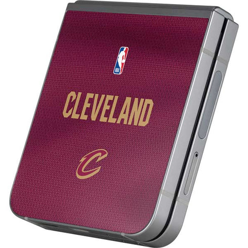 NBA Cleveland Cavaliers Jersey Galaxy Z Flip6 Skin