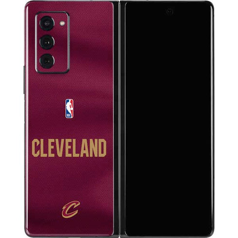 NBA Cleveland Cavaliers Jersey Galaxy Z Fold2 5G Skin