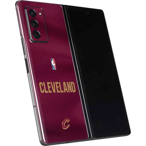 NBA Cleveland Cavaliers Jersey Galaxy Z Fold2 5G Skin