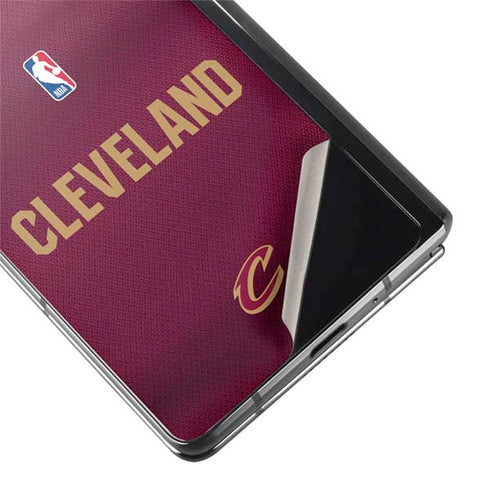 NBA Cleveland Cavaliers Jersey Galaxy Z Fold2 5G Skin