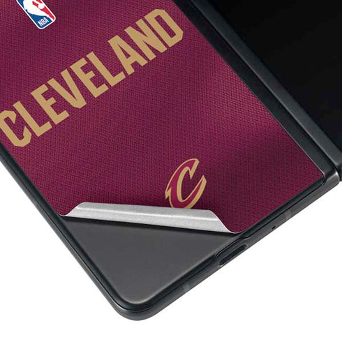 NBA Cleveland Cavaliers Jersey Galaxy Z Fold3 5G Skin