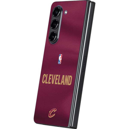 NBA Cleveland Cavaliers Jersey Galaxy Z Fold5 5G Skin