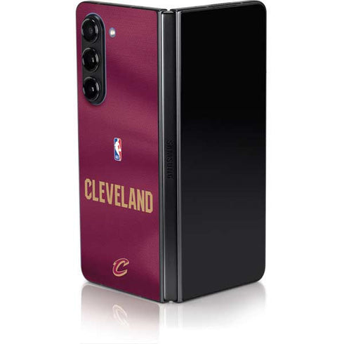 NBA Cleveland Cavaliers Jersey Galaxy Z Fold5 5G Skin