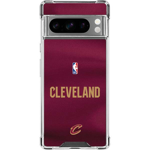 NBA Cleveland Cavaliers Jersey Google Pixel 8 Pro Clear Case