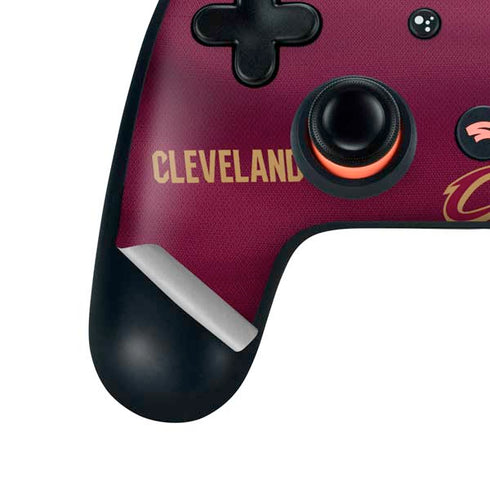 NBA Cleveland Cavaliers Jersey Google Stadia Controller Skin