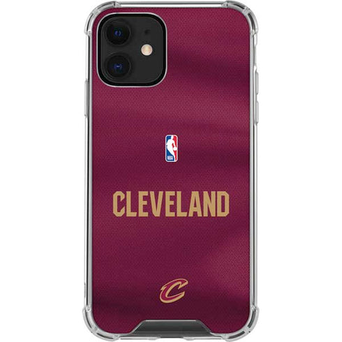 NBA Cleveland Cavaliers Jersey iPhone 12 Clear Case