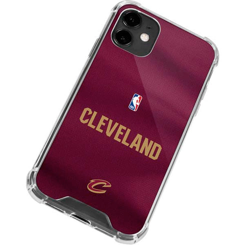 NBA Cleveland Cavaliers Jersey iPhone 12 Clear Case