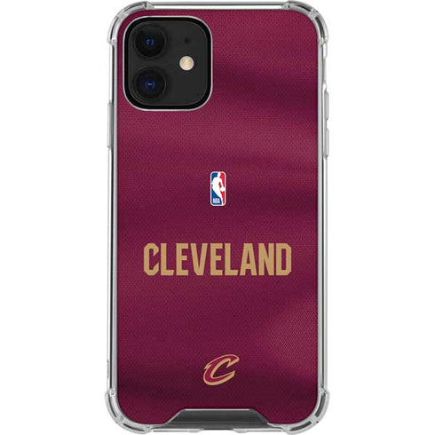 NBA Cleveland Cavaliers Jersey iPhone 12 Mini Clear Case