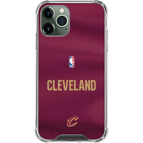 NBA Cleveland Cavaliers Jersey iPhone 12 Pro Max Clear Case