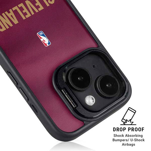 NBA Cleveland Cavaliers Jersey iPhone 13 Kickstand Case