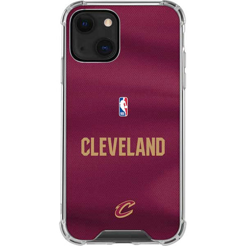NBA Cleveland Cavaliers Jersey iPhone 13 Mini Clear Case