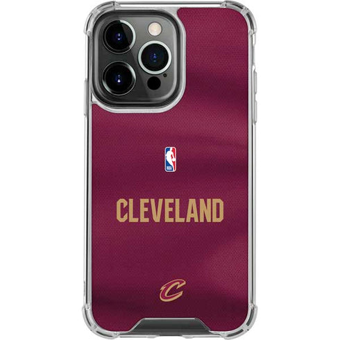 NBA Cleveland Cavaliers Jersey iPhone 13 Pro Clear Case