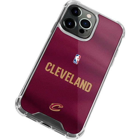 NBA Cleveland Cavaliers Jersey iPhone 13 Pro Clear Case