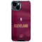 NBA Cleveland Cavaliers Jersey iPhone 14 Plus Clear Case